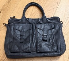 Borsa a tracolla LIEBESKIND borsa in pelle shopper pelle XL nera buone condizioni