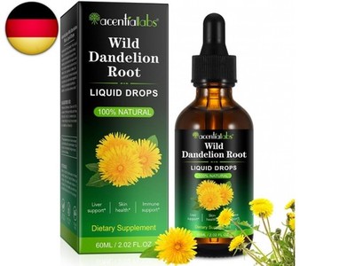 Löwenzahnwurzelextrakt,100% Natürlicher Löwenzahnwurzel Tropfen, Dandelion Root 