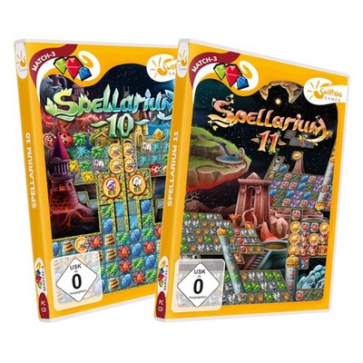 Spellarium 10 + 11 PC Spiele Doppelpack Match 3 Gewinnt Bundle Set NEU&OVP