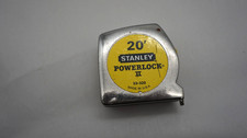 Vintage Stanley Tape Measure 20 ft Rule 33-320 Power Lock II PL 320 Made In USA