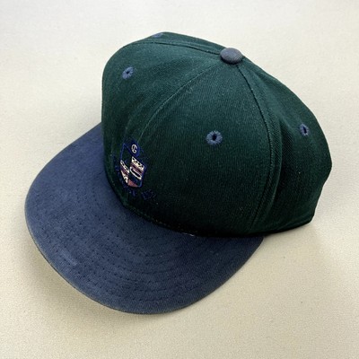 Vintage Grosse Ile Golf Club Hat Cap Fitted 7-5/8 Green New Era Links PGA 90s