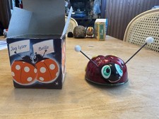 Vintage Lehmann 921 Ladybug Push-Along Tin Toy West Germany With Box