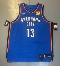 NBA Oklahoma City Thunder Paul George Stitched Nike Jersey Men’s 2XL Retail $200