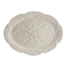 BORDALLO PINHEIRO Serving Dish Cabbage 43 cm White