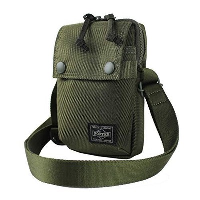 PORTER UNIT Shoulder Bag 784-05466 Khaki Mini Pouch Made in Japan New