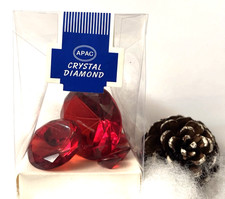 Christmas table decorations Red Faux Crystals Christmas Party/Winter Wedding**