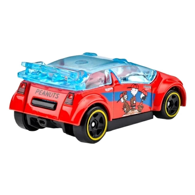 challenger×peanuts Hot Wheels Silver Series Snoopy Peanuts Super Gnat Kids Diecast