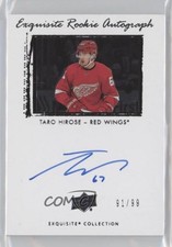 2019 Ice Exquisite Collection 2009-10 Rookie Tribute 91/99 Taro Hirose Auto 0y9l