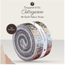 Cottagecore Jelly Roll Bundle for Quilting Crafting