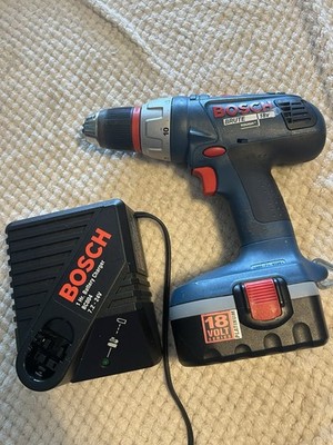 BOSCH BRUTE TOUGH 33618 18V 1/2'' CORDLESS DRILL Platinum Battery & 1 Hr Charger
