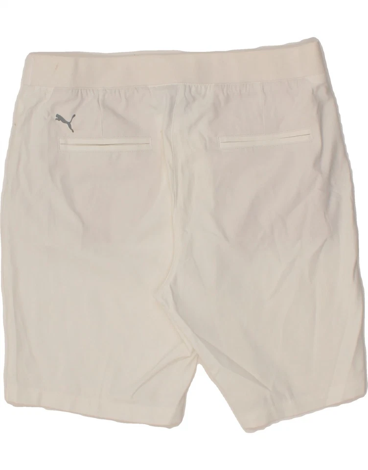 Pantalones Cortos Informales PUMA Mujer Grandes W34 Blanco Algodón CJ33 Foto 2 de 3