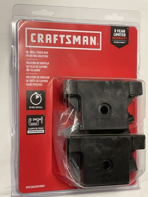 #ad Craftsman No Drill Truck Tool Box Mounting Solution Brackets Hardware $19.99