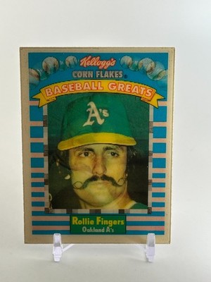 Rollie Fingers 1991 Sportsflics Kelloggs Corn Flakes #7 Oakland Athletics