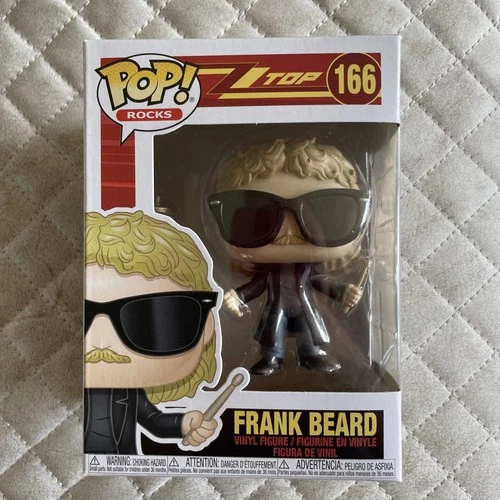 Funko Pop! Rocks Vinyl: Zz Top – Frank Beard #166 Vaulted