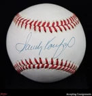 Sandy Koufax Signed Official Rawlings ONL Baseball AUTO JSA LOA
