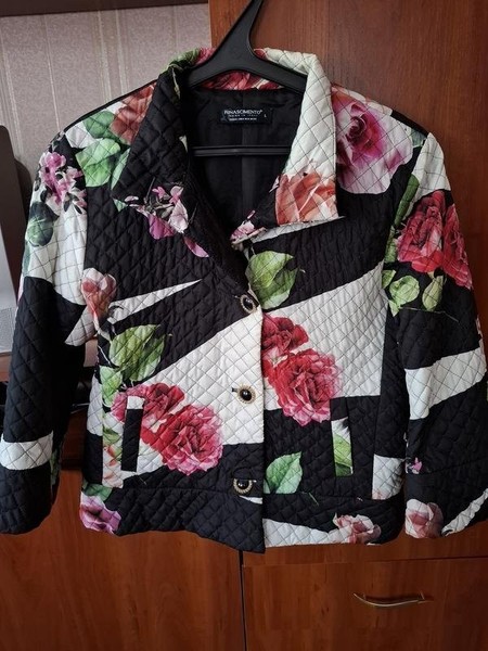 Women Rinascimento Jacket Black Polyester 46