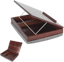 Wood Easel Lap Desk with Storage Schoolhouse Lap Desk with with Detachable Cushi