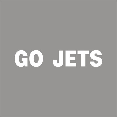 Go Jets Your Team 1 Color Vinyl Decal Sticker Car Window Wall
