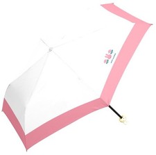 Miffy Folding Umbrella Parasol Face Handle Rose Pink Adult Size Japan Limited
