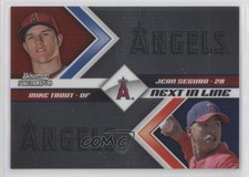 2012 Bowman Sterling Next in Line Mike Trout Jean Segura #NIL5 0e3