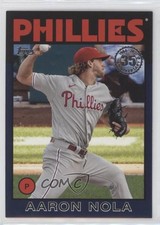 2021 Topps 1986 Baseball 35th Anniversary Series 2 Blue Aaron Nola #86B-6 0c6