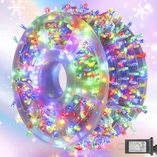 164 FT 500 LED Christmas Lights Outdoor, Waterproof Christmas Fairy Lights with