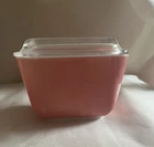 Pyrex #501 Vintage Pink Flamingo Refrigerator Dish w/Lid