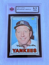 1967 Topps Mickey Mantle #150 KSA 8.5 NM Mint Centered Stunner Investment Grade