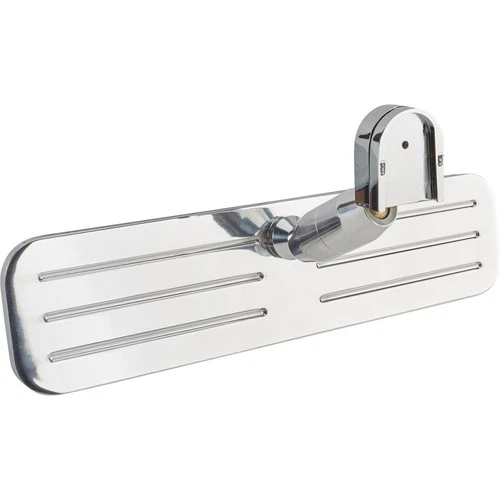 Polished Ball Milled Billet Aluminum Interior Rear View Mirror,  9.25” x 2.38”