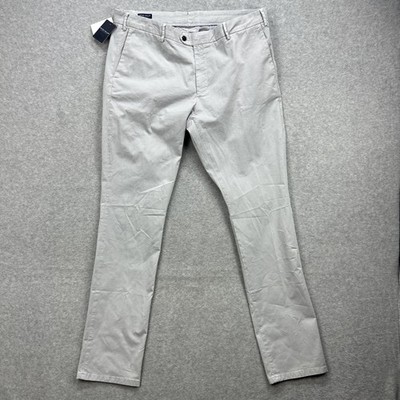 Peter Millar Pants Mens 40x38 Gray Platinum Khakis Crown Crafted Concorde NEW