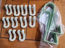 Huggable Hangers Cascading Hooks & Over The Door Hooks Green Joy Mangano