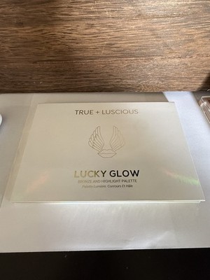 TRUE + LUSCIOUS  Lucky Glow Bronze and Highlight Palette 6 Shades New