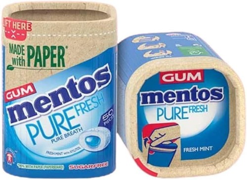 Mentos Pure Fresh Freshmint Flavour, Sugar Free Chewing Gum With Xylitol, Suita - Picture 3 of 7