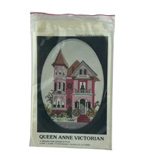 Queen Anne Victorian J. Kirby Counted Cross Stitch Kit 1979
