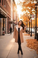 Cream Colored Jacket/Blazer Perfect For That Fall Day Size M