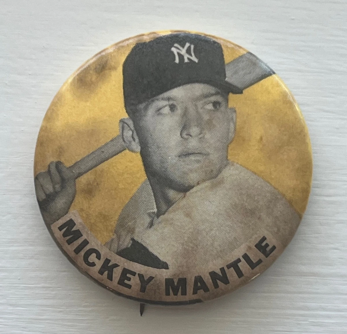 Pin Ruban New York Yankees Rare Avec Chaîne - Ancien, USA