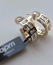 Brand new APM MONACO Designer Hoop Earrings, Website Price £128.00