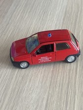 VOITURE sapeurs pompiers SOLIDO RENAULT CLIO 1990 1/43 Véhicule Collection Minia
