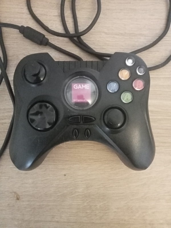 Unofficial Original Xbox Controller Game Ware Black Great Condition Untested