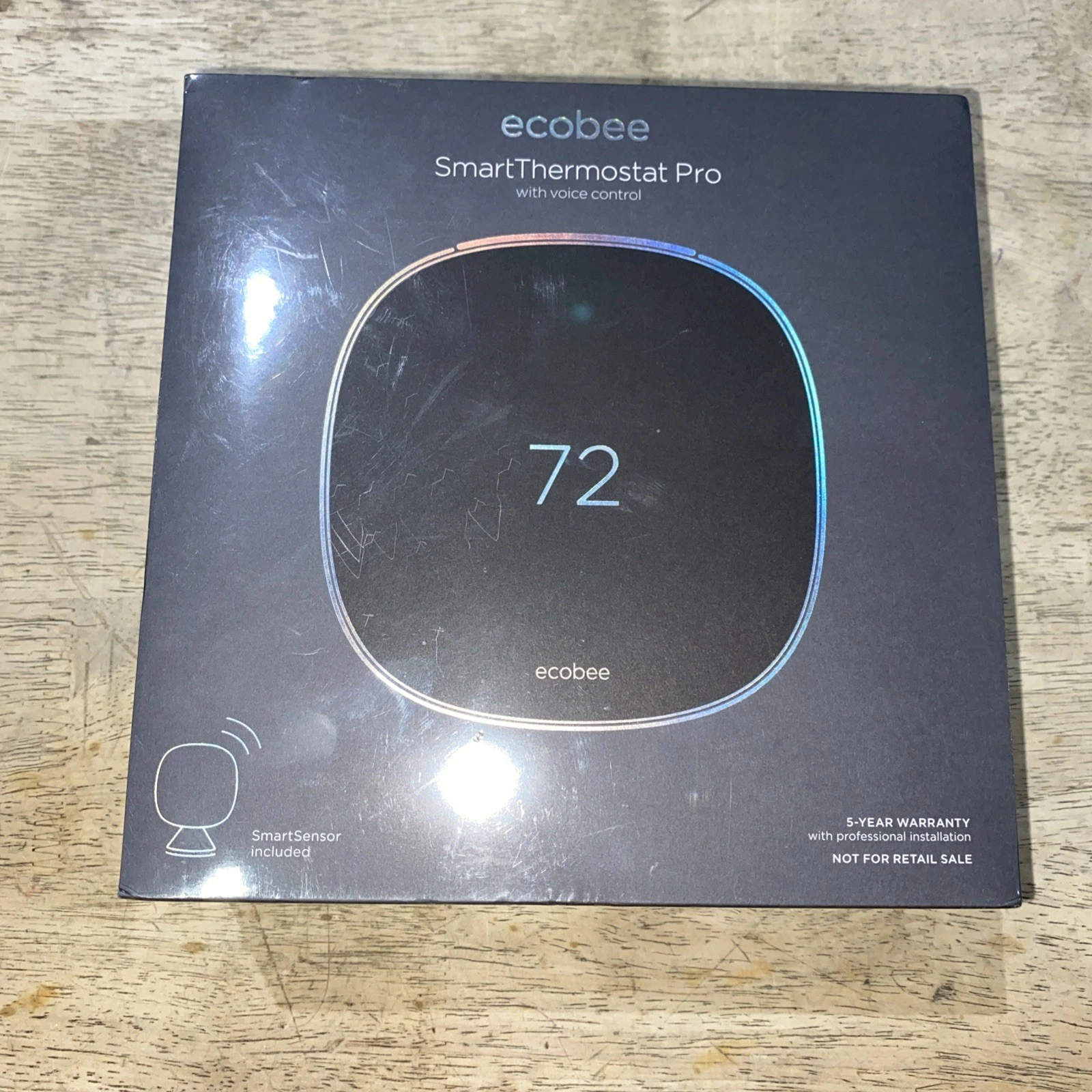 Ecobee SmartThermostat Pro w/ Voice Control + SmartSensor