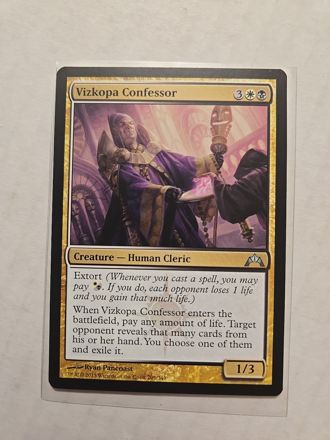 Vizkopa Confessor - Gatecrash - LP - Uncommon - Creature - MTG