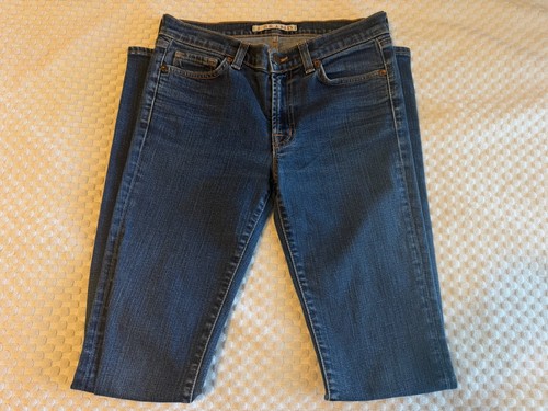 J Brand Mid-Rise Rail Straight Leg Skinny Jeans size 27