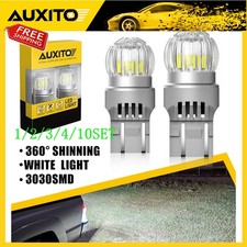 White 7443 7440 Led Daytime Running Light Bulbs Replace Halogen Drl Lamp 110set