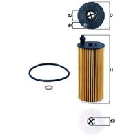 ÖLfilter FüR BMW X6 F16 F86 3.0 14 Bis 19 Mahle N57D30B Neu