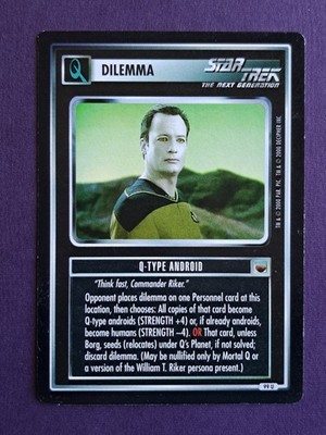 Star Trek CCG (Trouble with Tribbles) - Q-Type Android (uncommon)