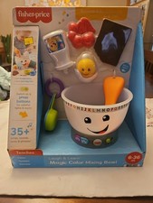 Fisher Price  Laugh  Learn Magic Color Mixing Bowl  Preschool 6-36M NEW