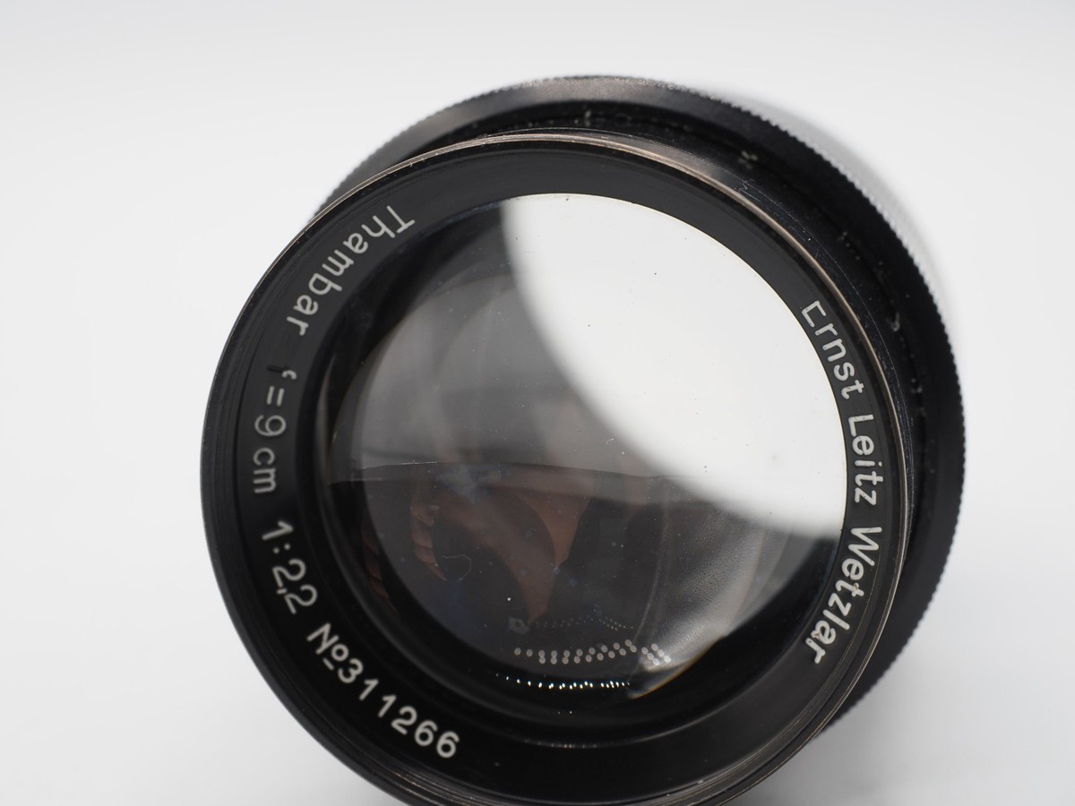Leica Ernst Leitz Wetzlar Thambar 90mm f/2.2 lens Original 1937