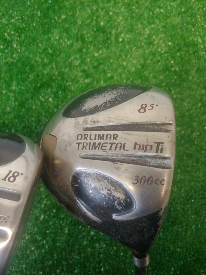Orlimar Trimetal Hip Steel Woods Set Driver 3-5 Stiff Graphite Shafts - Image 2 of 4