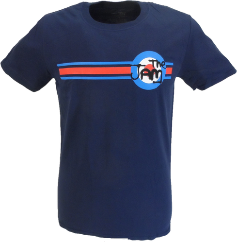 Mens Navy Blue Official The Jam Stripe 