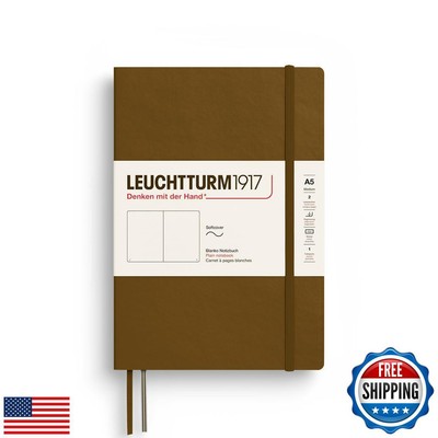 LEUCHTTURM1917 - Notebook Softcover Medium A5-123 Numbered Pages for Writing 